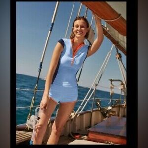 Boden Horizon Tilos Short Sleeve Beach Top . Sz 6 .D23